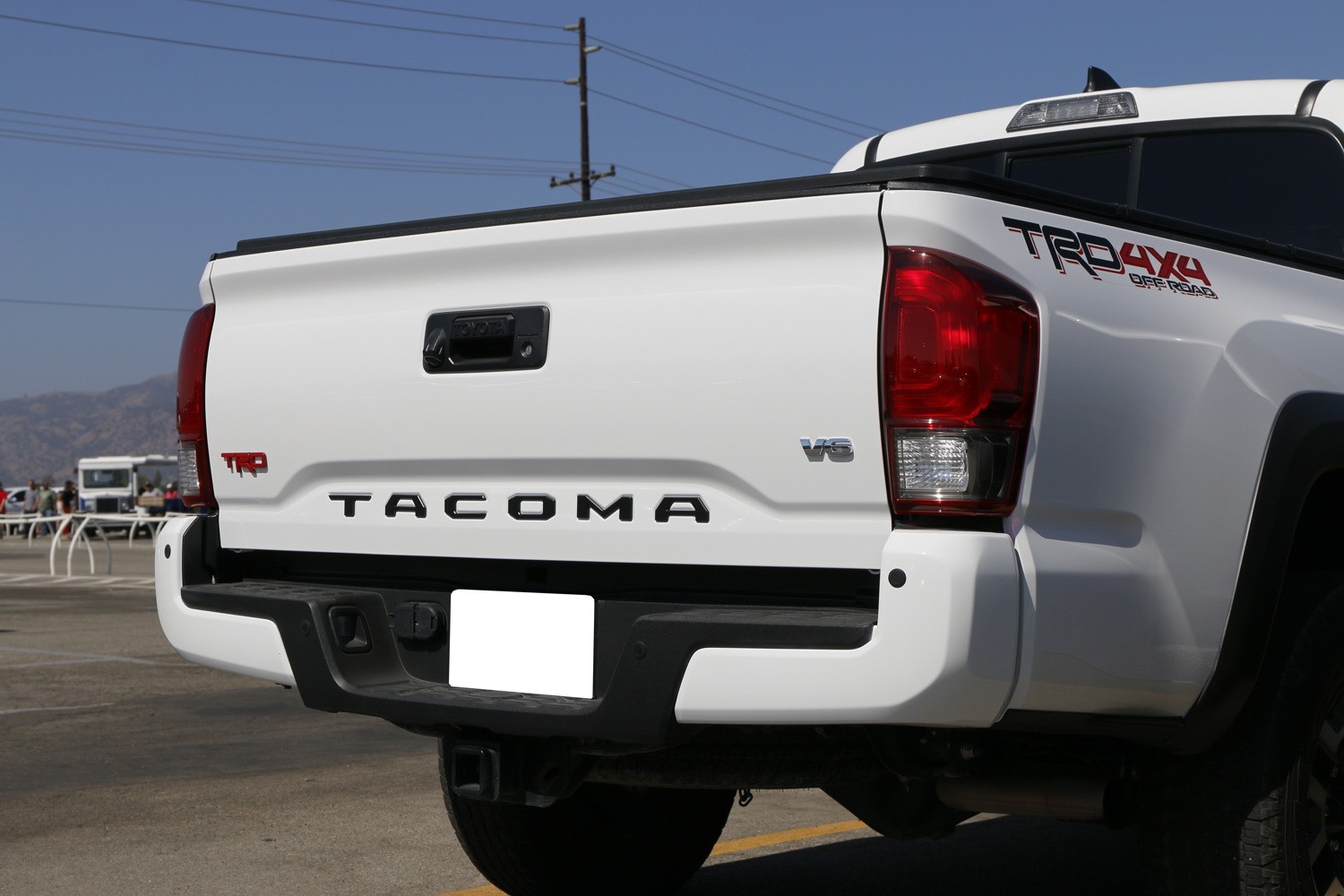 Matte Black Finish 3D Raised Tailgate Letter Pieces For 2024-up Toyota Tacoma