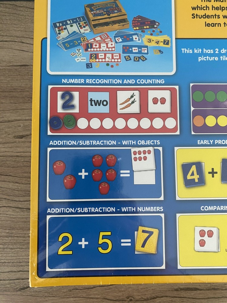 Lauri Early Learning Math Discovery Kit Count Add Subtract Compare Patterns NEW