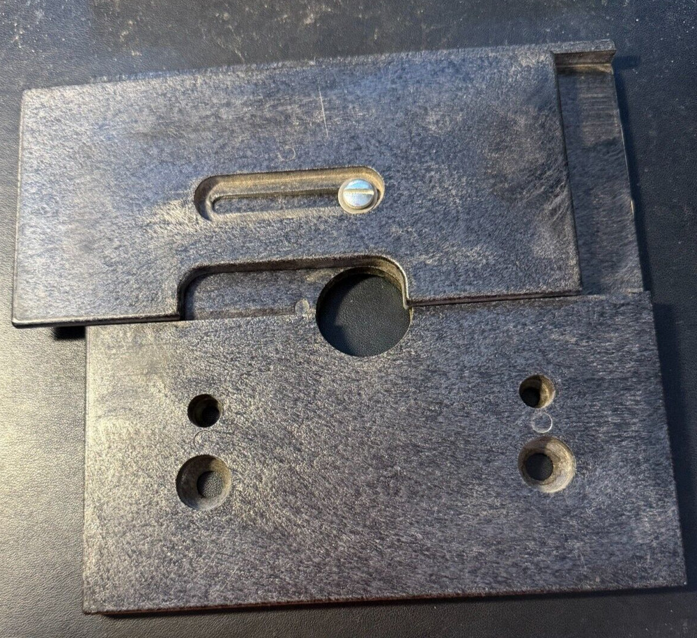 Adjustable Sliding Router Guide Plate 7" x 7"