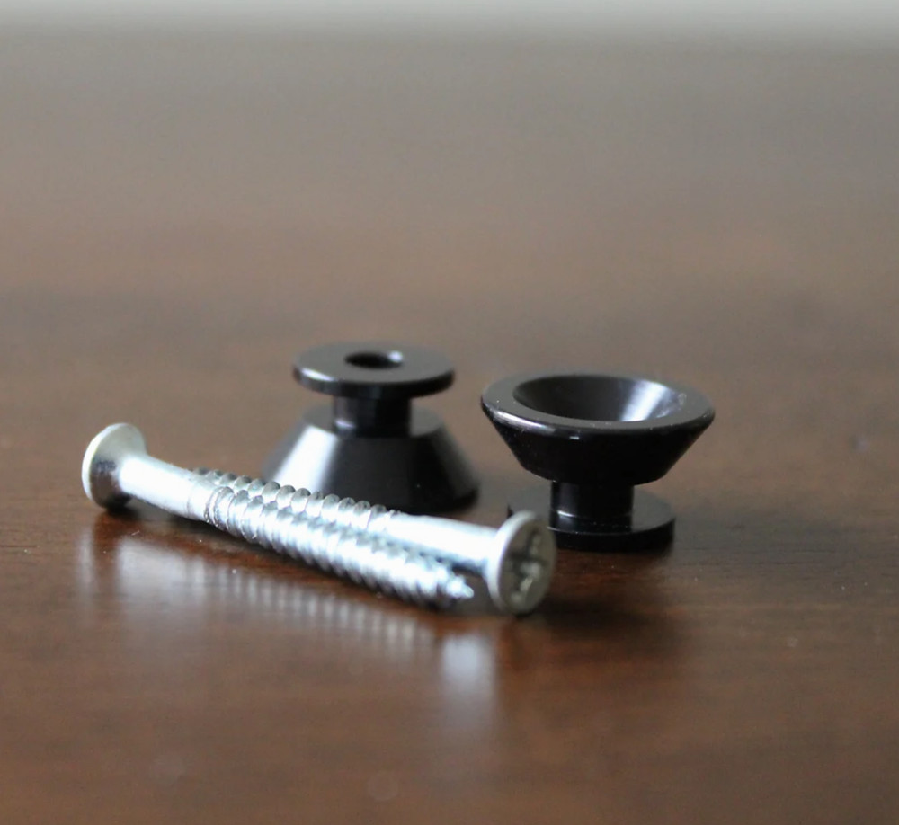 Strap pin set of 2, Jet Black