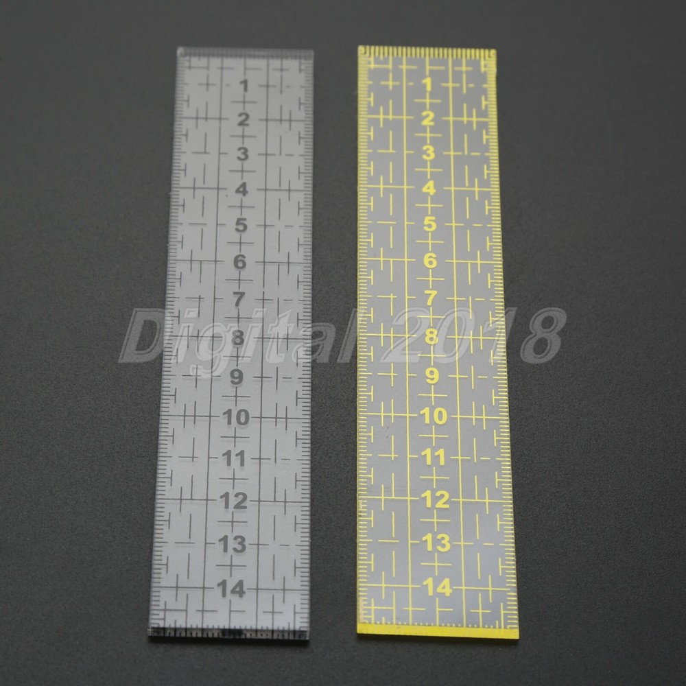 Black/Yellow DIY Sewing Patchwork Tool Patchwork Ruler Acrylic Seam Sewing Foot