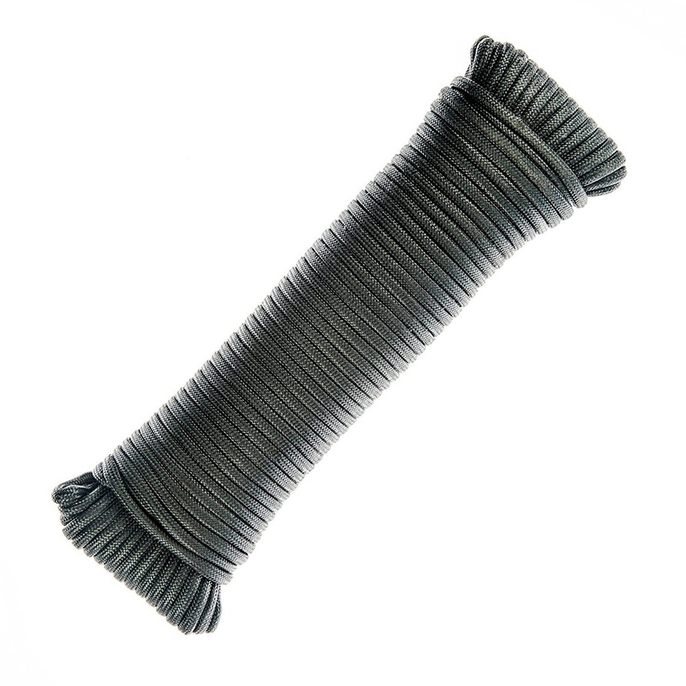 Survival Multi-Purpose Paracord Rope Black - 100 ft