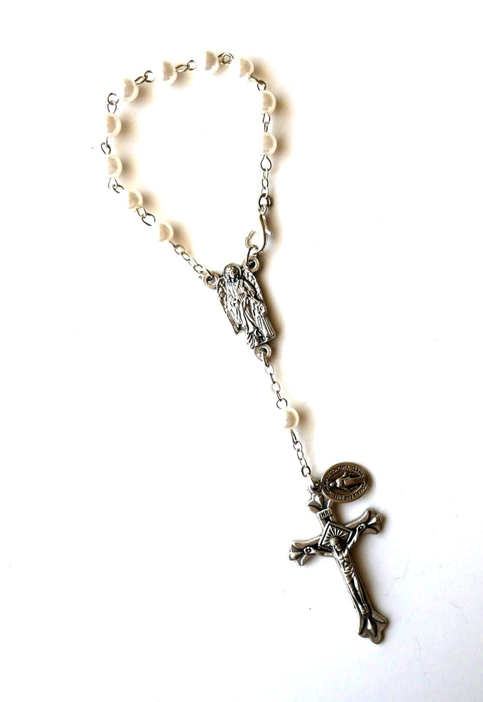 Guardian Angel Small Rosary / Car Rosary