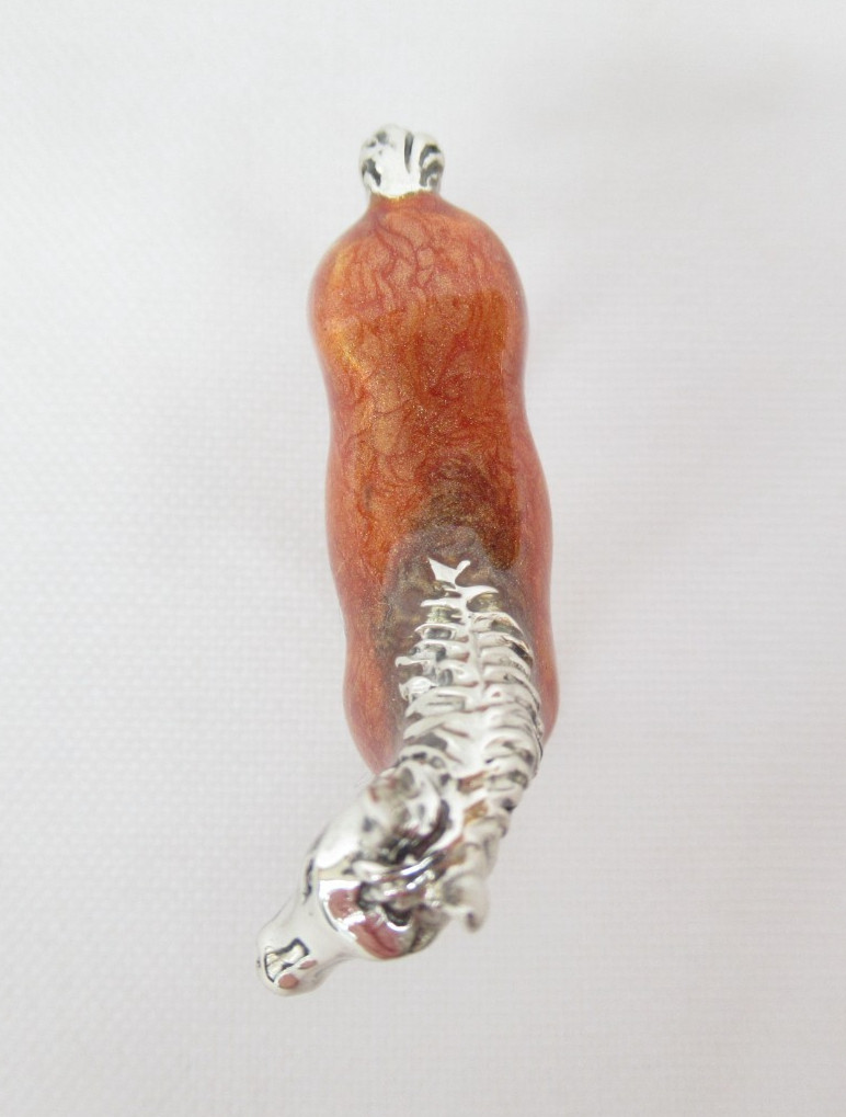 Saturno Italy Miniature Sterling Silver Enamel Horse Animal Figurine