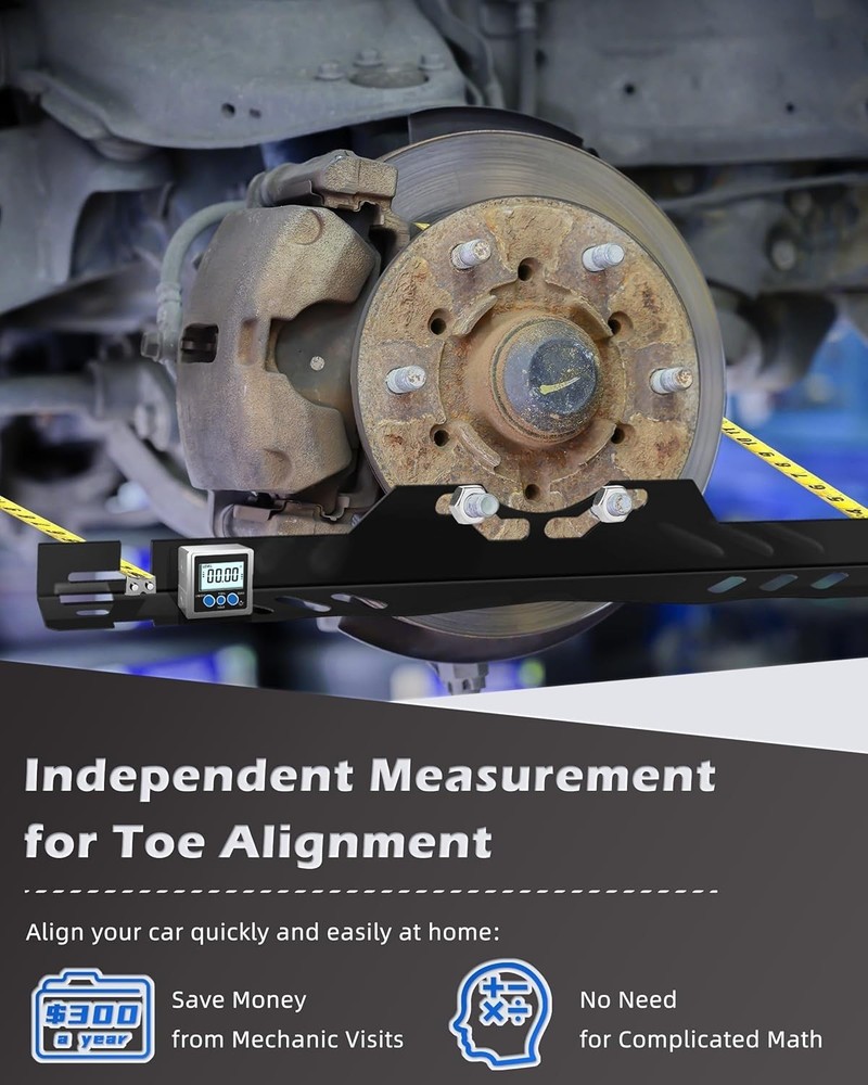 Compact Wheel Alignment Tool Plates for Cars, SUVs & Trucks – No Assembly Needed