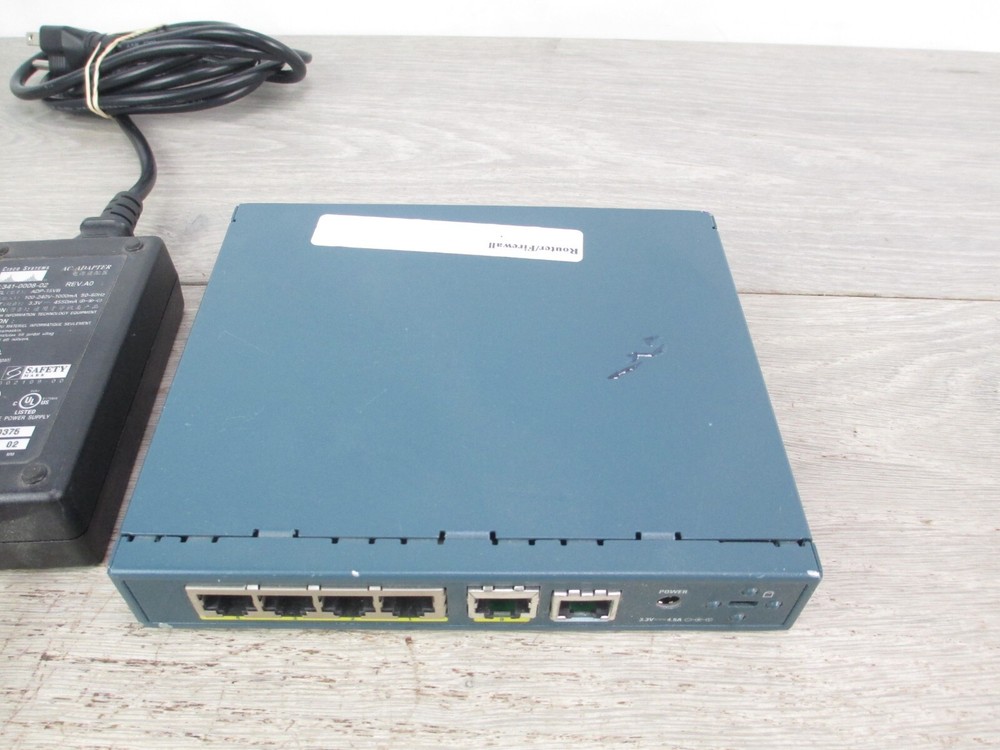 Cisco Pix 501 Firewall With Power Supply Tested ready