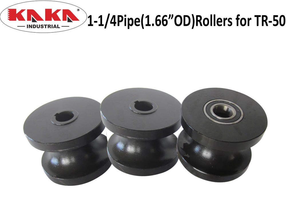 TR50 Round Pipe Rollers Dies,1-1/4” Pipe (1.66”OD)Roller for TR50