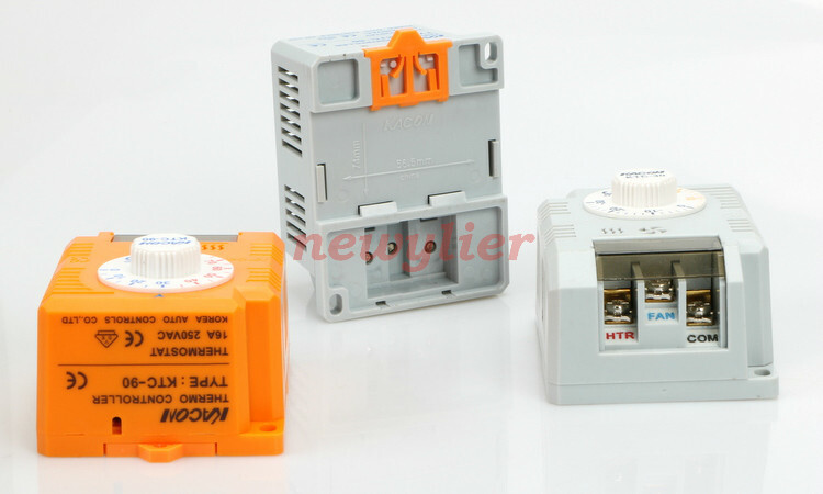 Mechanical cabinet temperature controller -30°C~+90°C with LED light