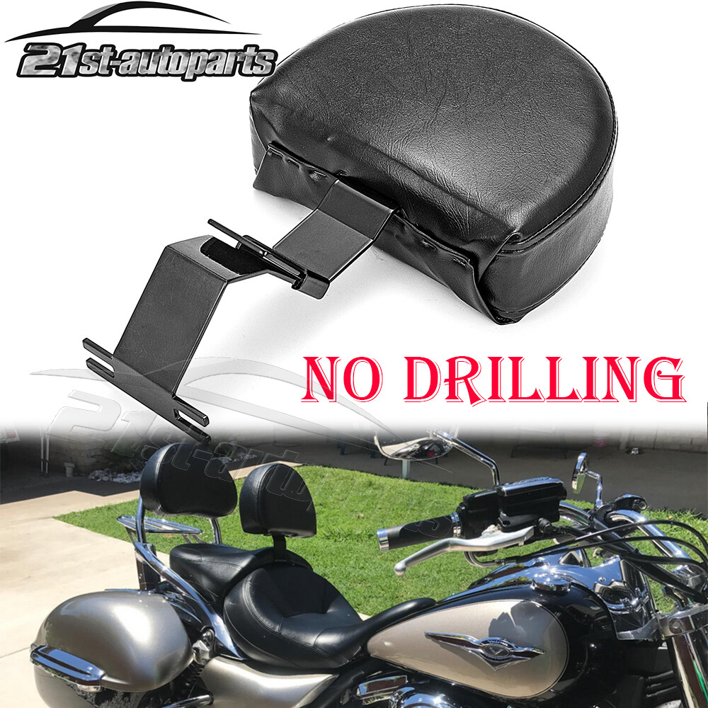 Driver Backrest + Pad Mount Quick Release Fit Kawasaki Vulcan 1700 Nomad Voyager