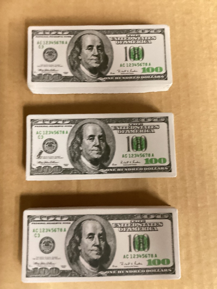Toy $100 Bill Squeeze Squishy Stress Relief