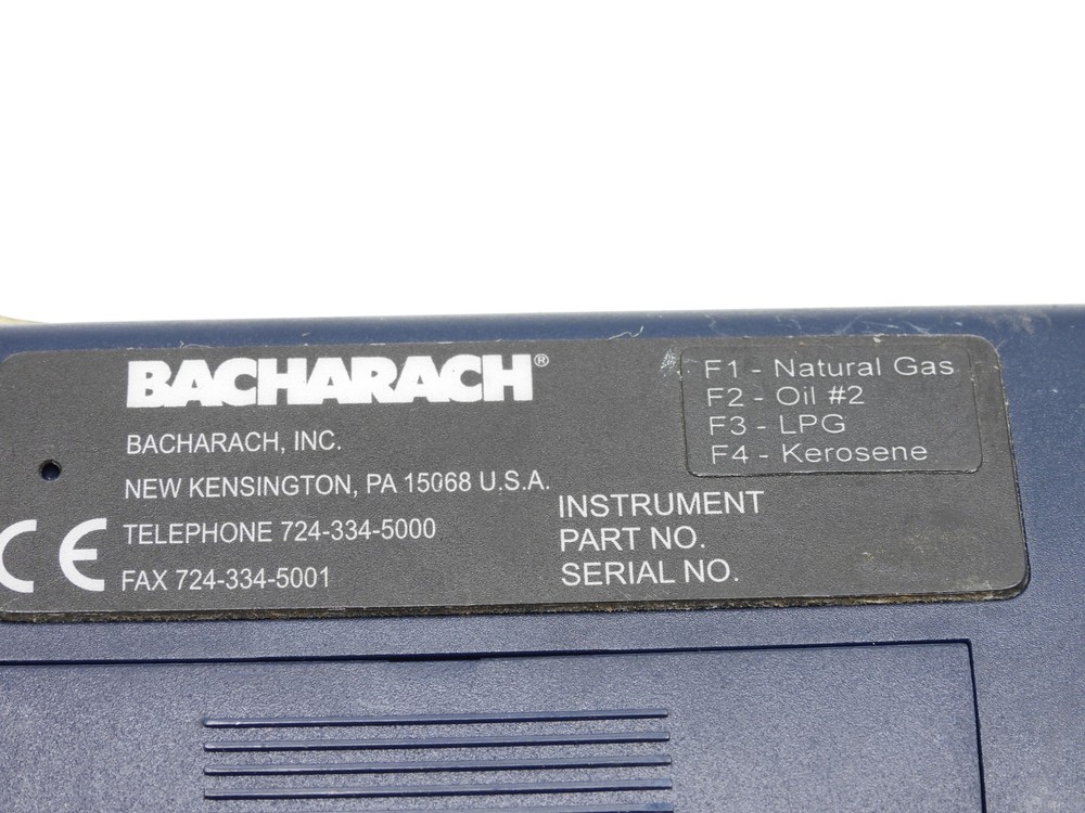 BACHARACH Fyrite Tech Analyzer Untested