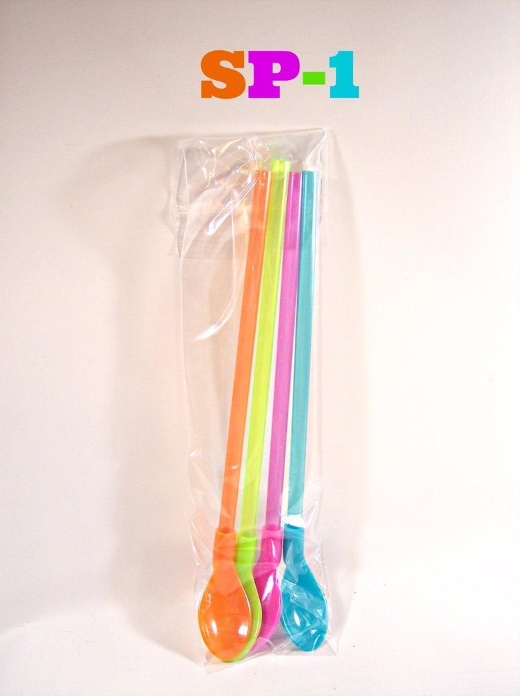 SPOON STRAWS!! Multi-Colored, Several Styles, REUSABLE