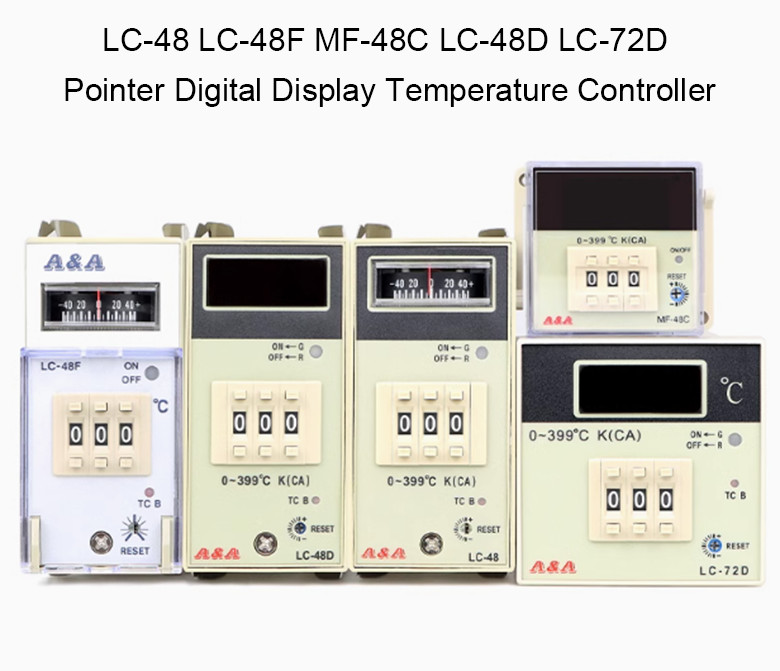 LC-48 LC-48F MF-48C LC-48D LC-72D Pointer Digital Display Temperature Controller