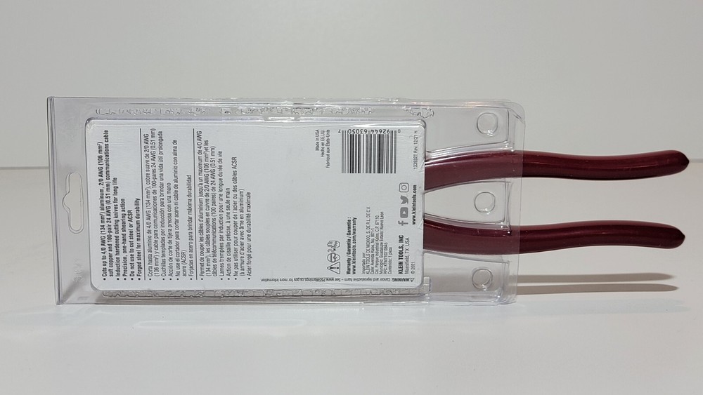 NEW! Klein Tools 63050 Cable Cutter NIB