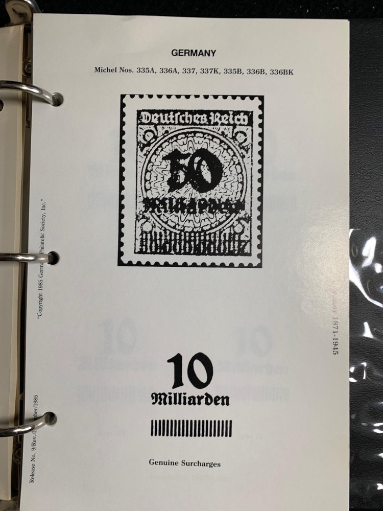 GPS Refernce Manual of (Germany) Forgeries - Dr Werner M Bohne - Vols 5 10