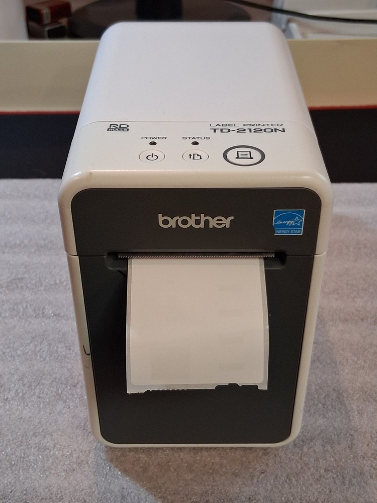 Brother TD-2120 Direct Thermal Printer Desktop Label Printer NO/AC Adapter