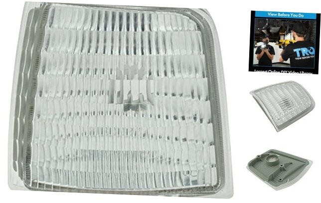 Driver Side Front Corner Light Assembly Compatible with 1992-1996 Ford Bronco