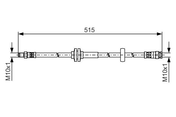 Brake Hose BOSCH 1987481482