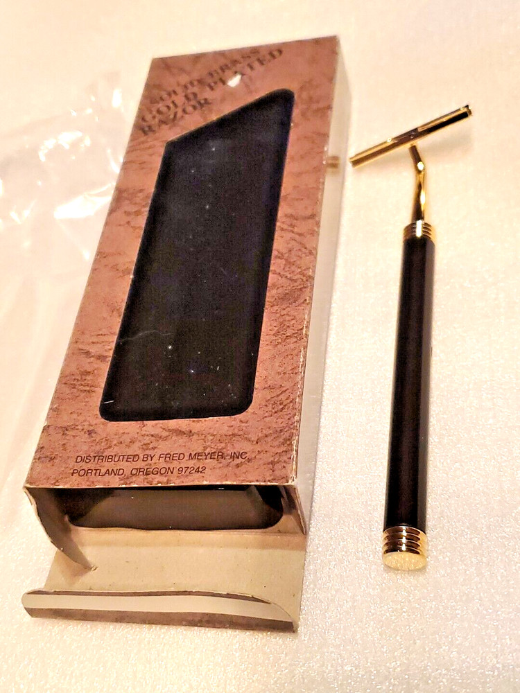 RAZOR, Gold Plated Solid Brass