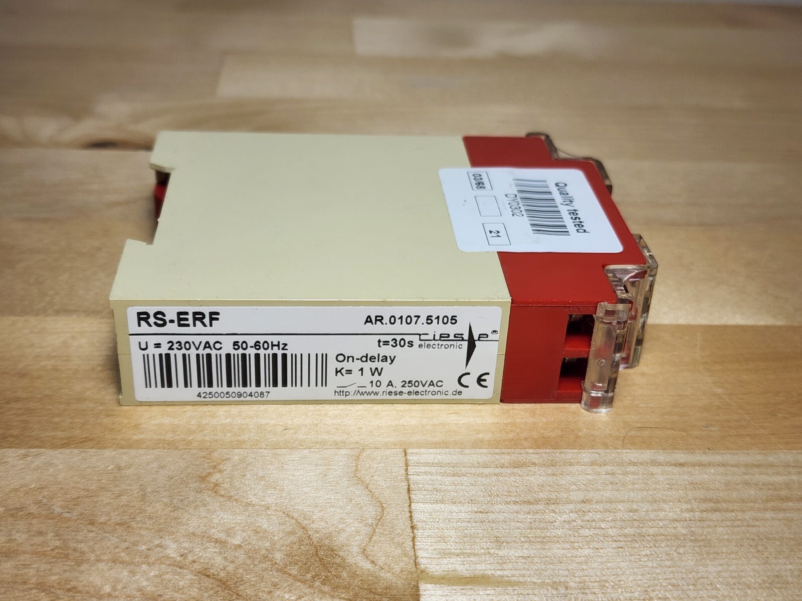 Riese RS-ERF Time Delay Relay AR.0107.5105 230VAC