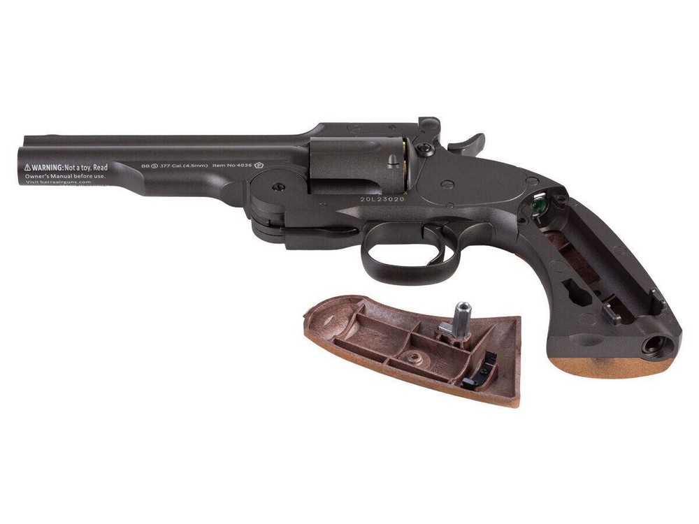 Schofield No. 3 CO2 BB Revolver, 5" Barrel .177