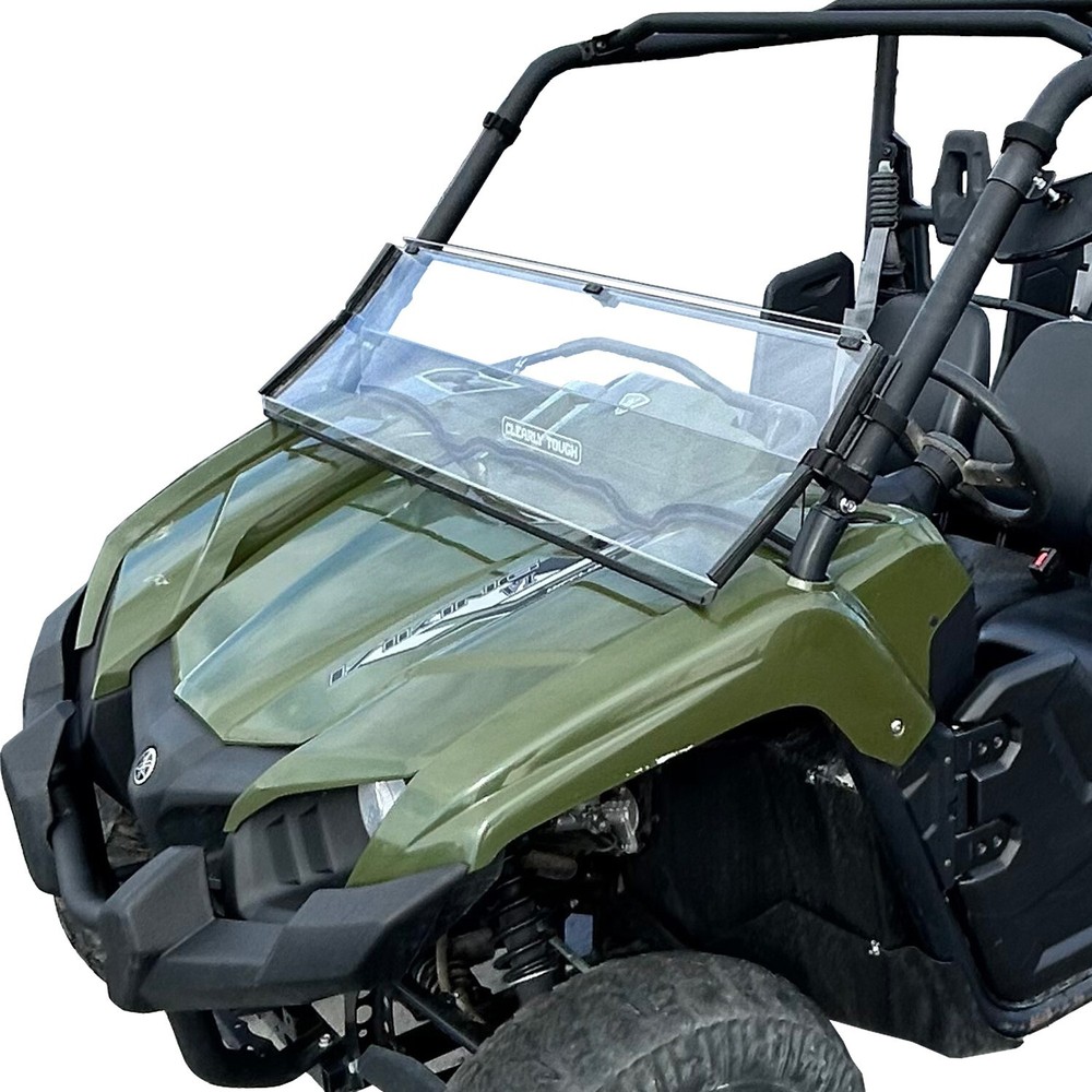 Clearly Tough Yamaha Viking Full Folding Windshield