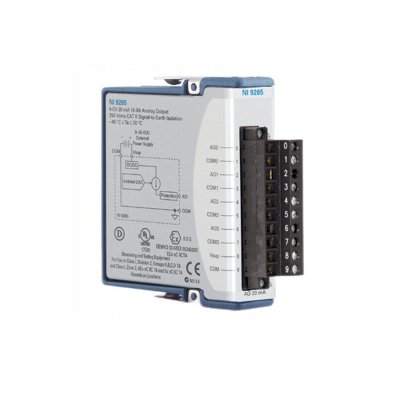NEW Ni 9265 synchronous update analog output module 779334-01