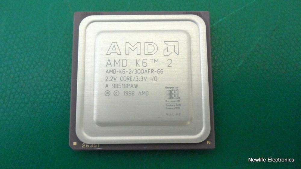 AMD K6-2 300MHz Microprocessor 300AFR-66