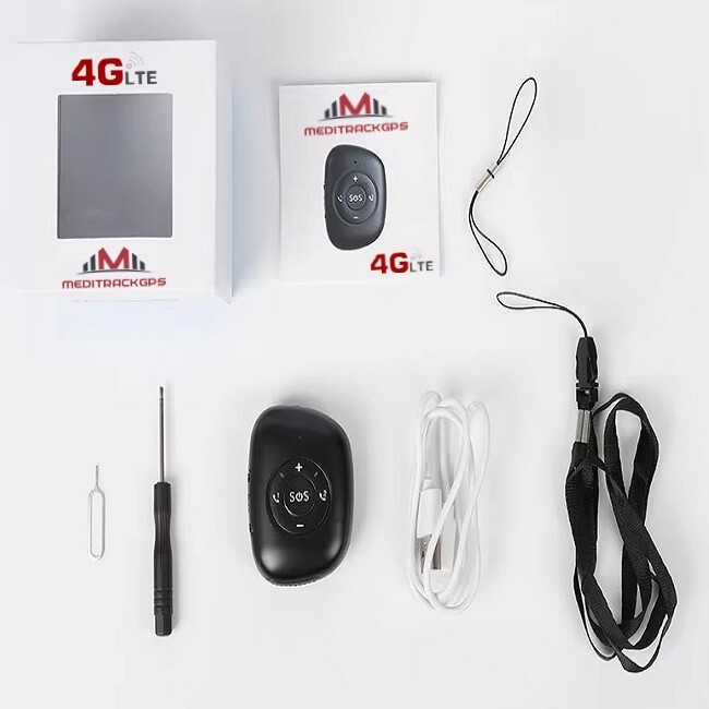 Mini 4G LTE Personal GPS Tracker | Tracking Device | Fall Detection | SOS Alarm