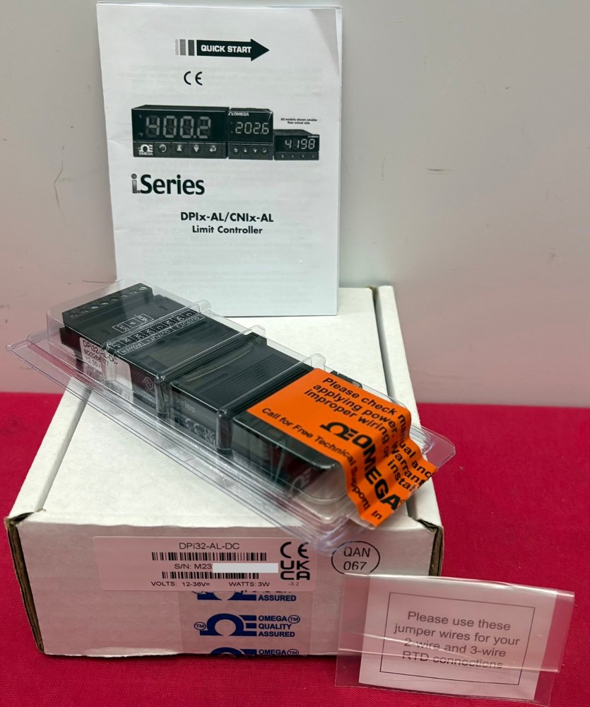 OMEGA DPi32-AL-DC TEMPERATURE / PROCESS PANEL METER 4 DIGIT DPI-AL SERIES 1/32 D