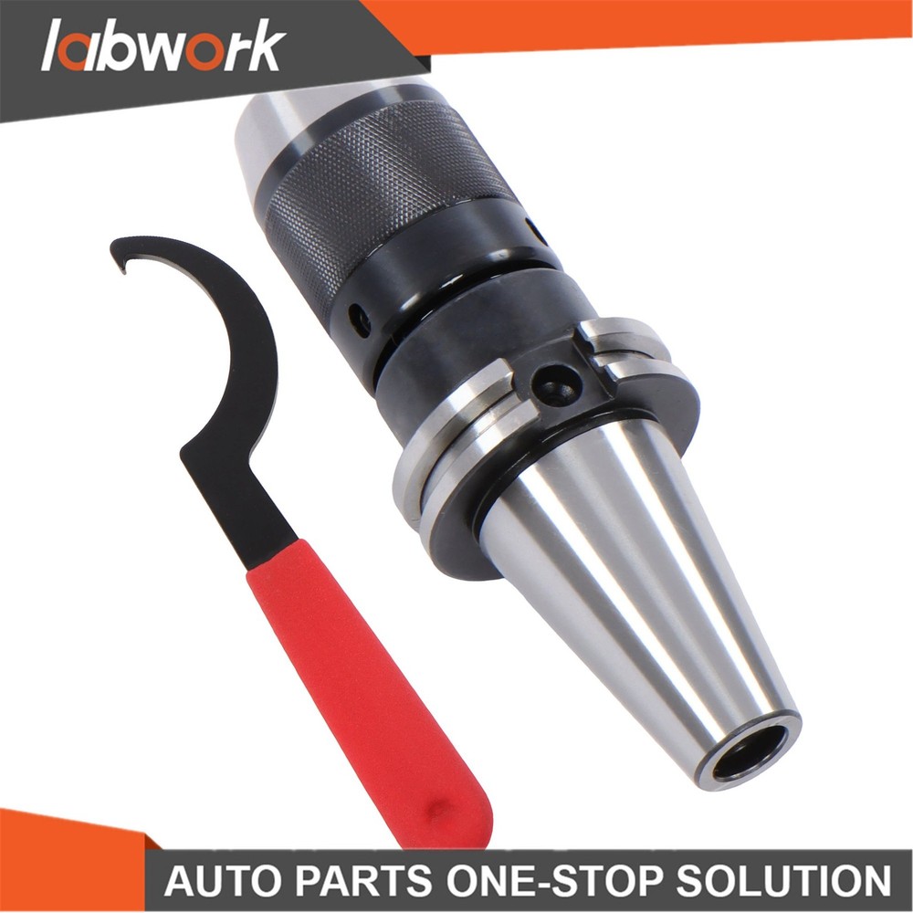 Labwork CAT40 Keyless Drill Chuck 1/2" Ball Bearing Integral Arbor