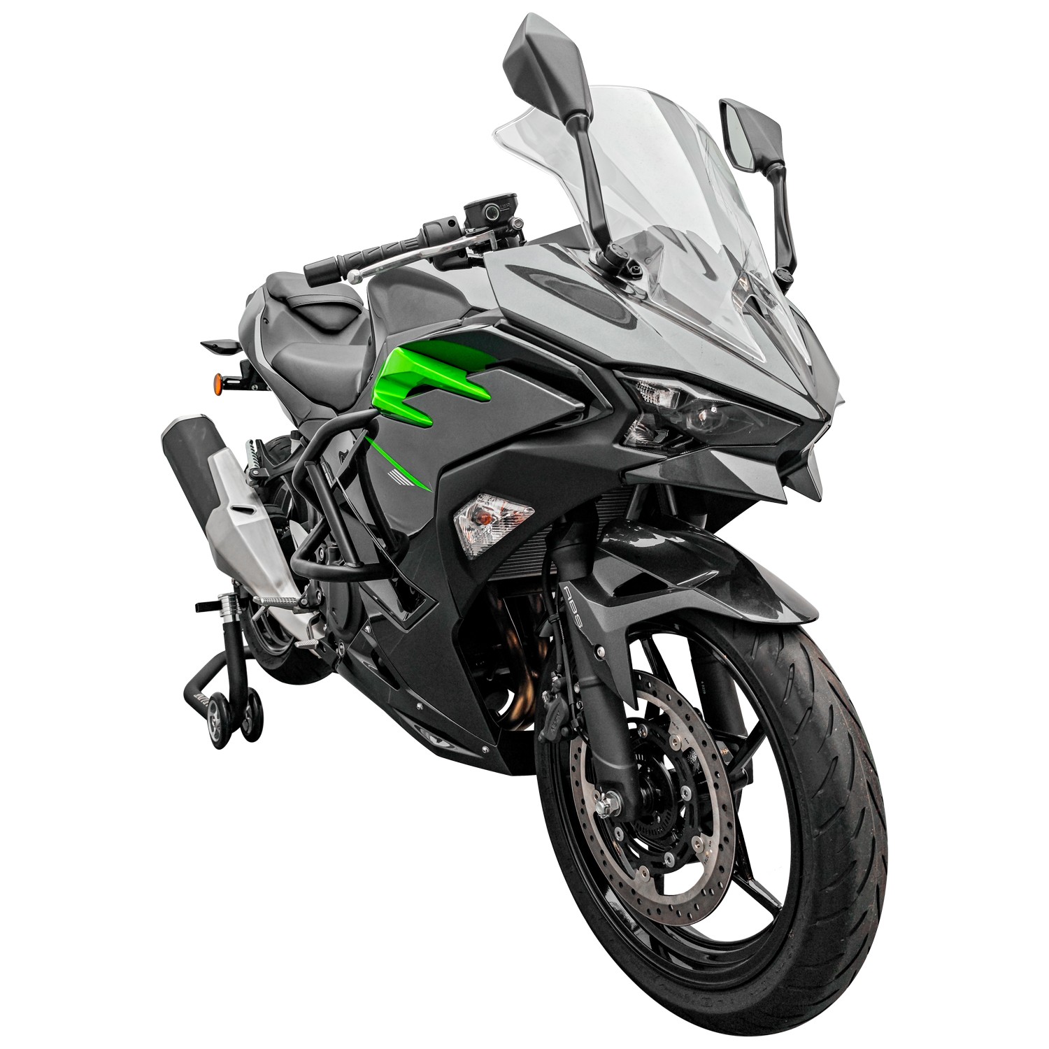 Crash Bar For Kawasaki Ninja500 Engine Guard Frame Protector Anti-Drop WOLFLINE