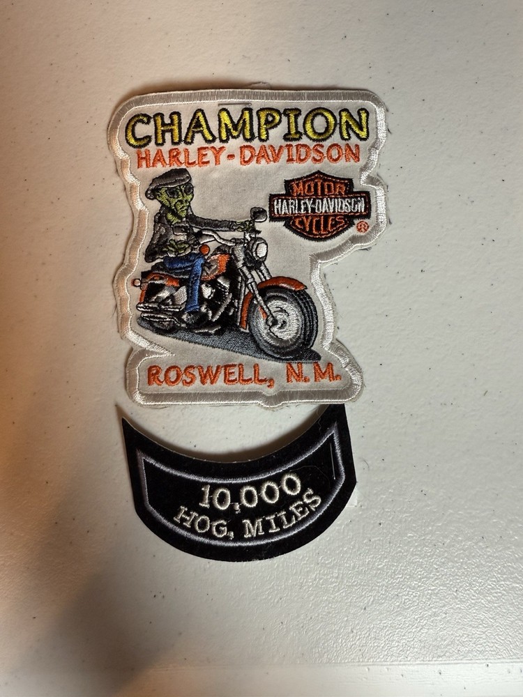 2 New Harley Davidson Patches