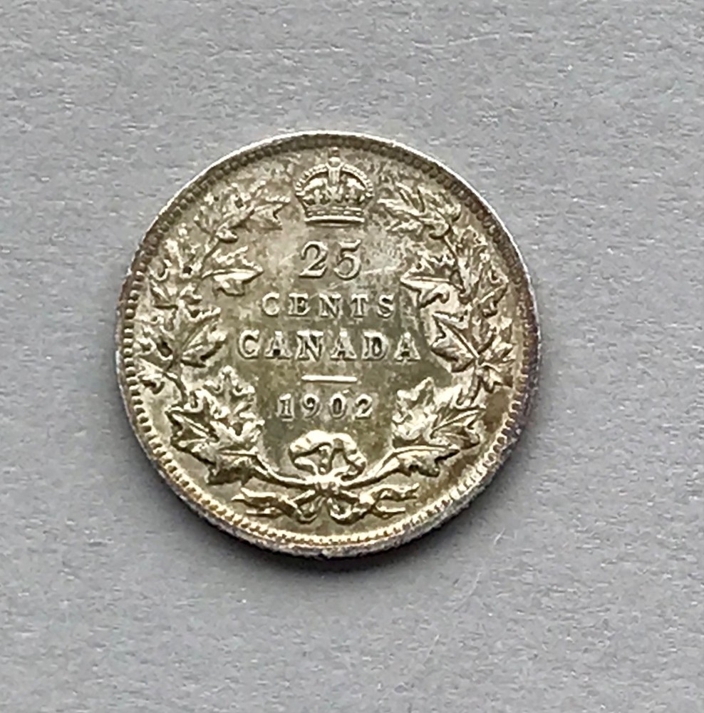 1902 Canada Twenty Five Cents