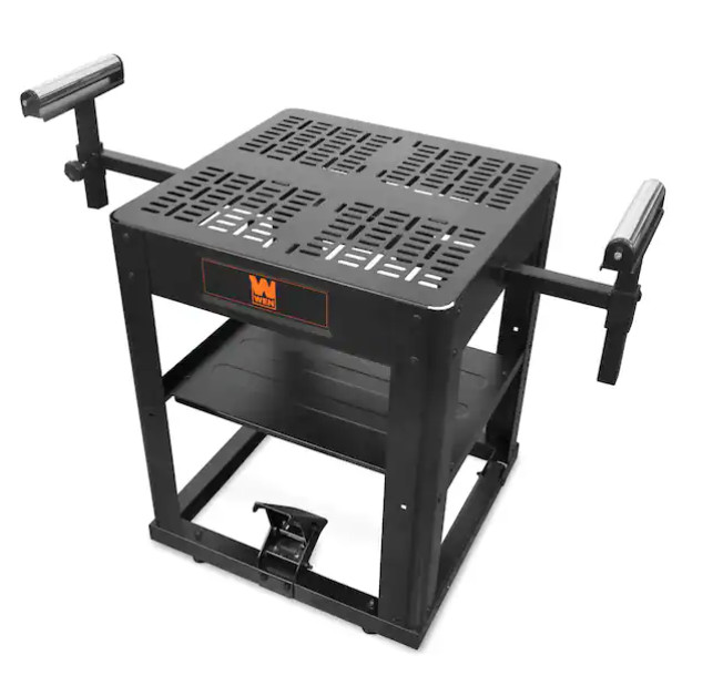 Multi-Purpose Rolling Planer & Miter Saw Tool Stand W/ Extension Rollers