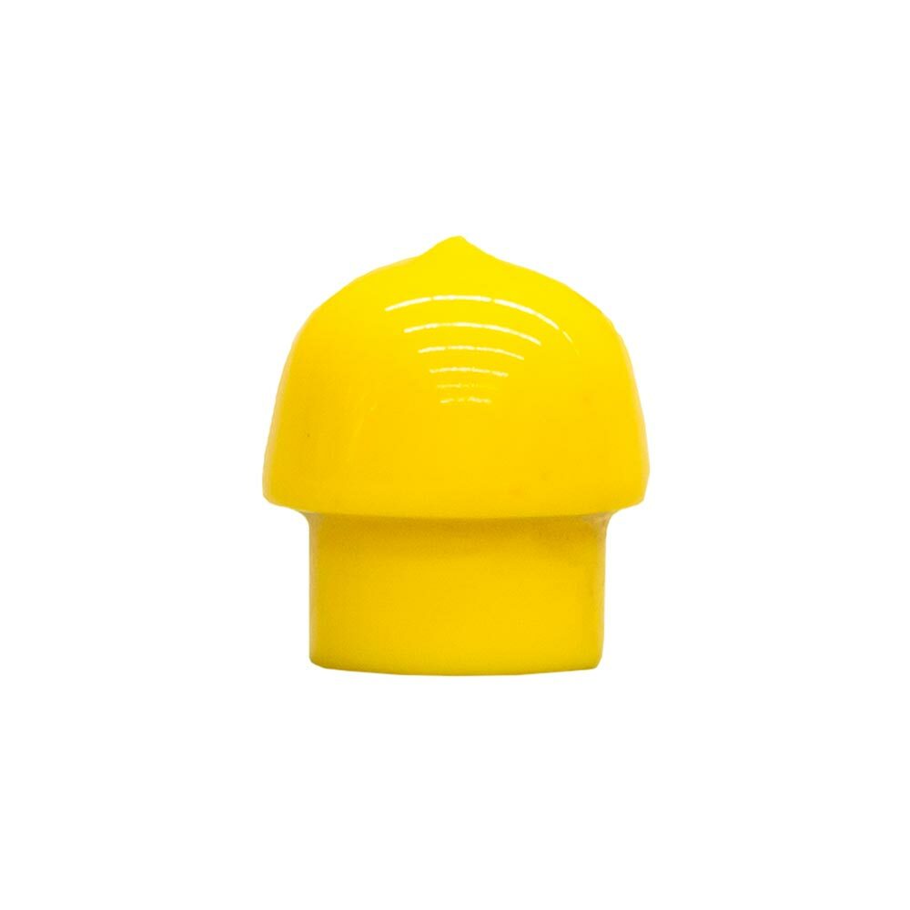 SCBA Industrial Cylinder Valve Thread Protector Cap in Yellow