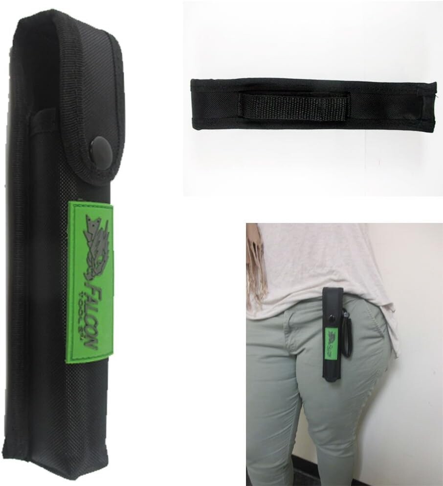 Falcon Flashlight Holster 8" Black FA5196