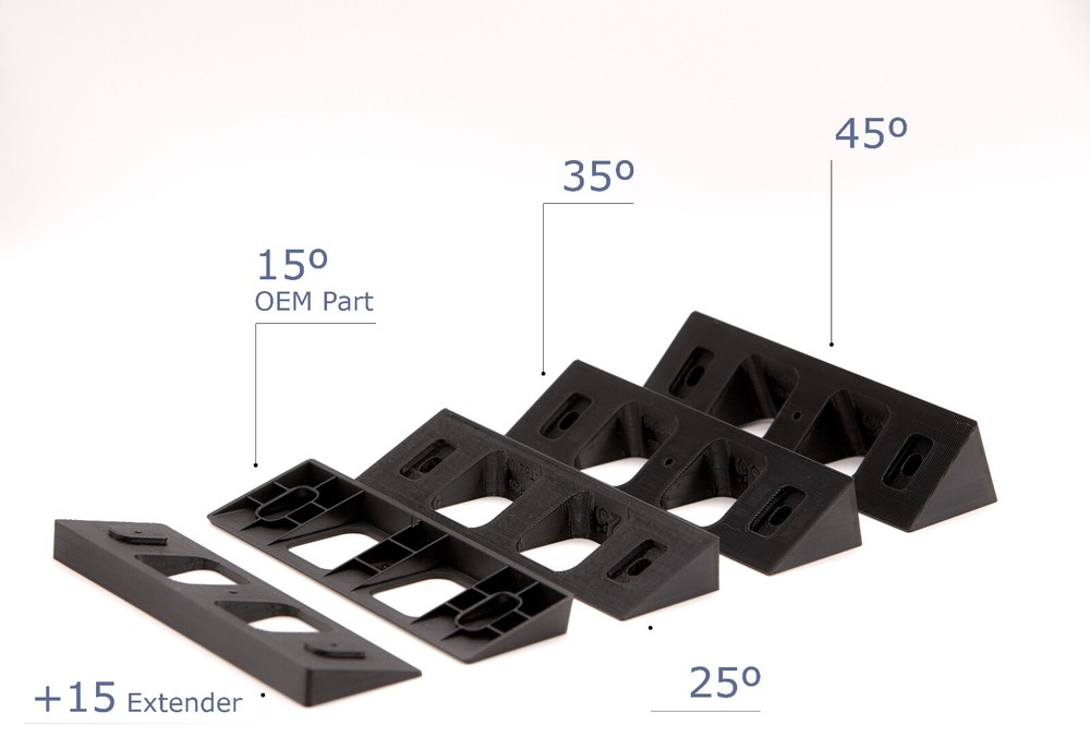 Eufy corner mount bundle (30º, 45º, 60º) for Wireless Eufy Doorbell E340