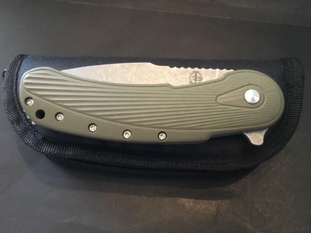 Custom Todd Begg Field Grade Bodega Flipper Folder Folding Knife