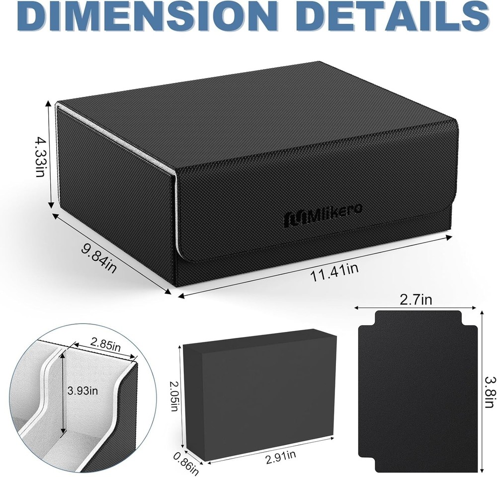 Protective Commander Deck Box for Sport Cards