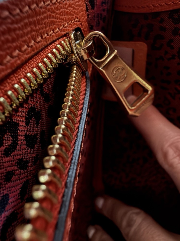 Longchamp Medium Heritage Satchel - Red - NEW Detachable Adjustable Strap