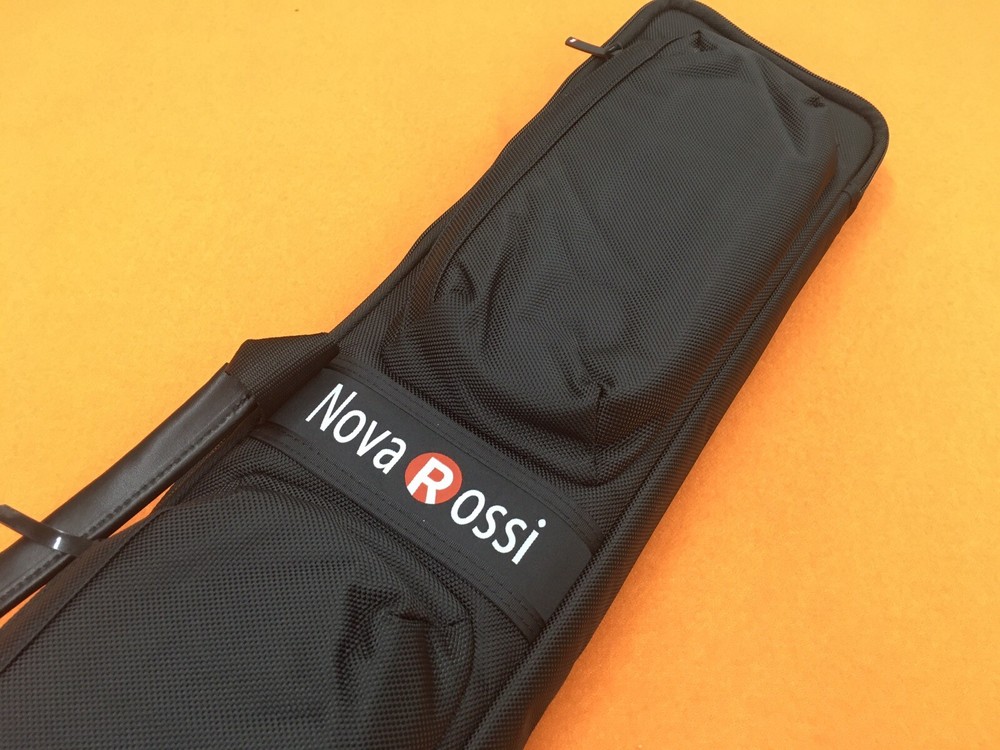 CUE CASE NOVAROSSI 2x4 BLACK ( SOFT CASE ).