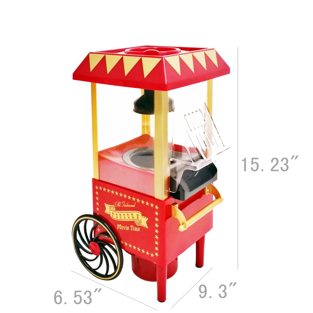 Mini Popcorn Machine Carriage Shape Hot Sell Tabletop Popcorn Maker