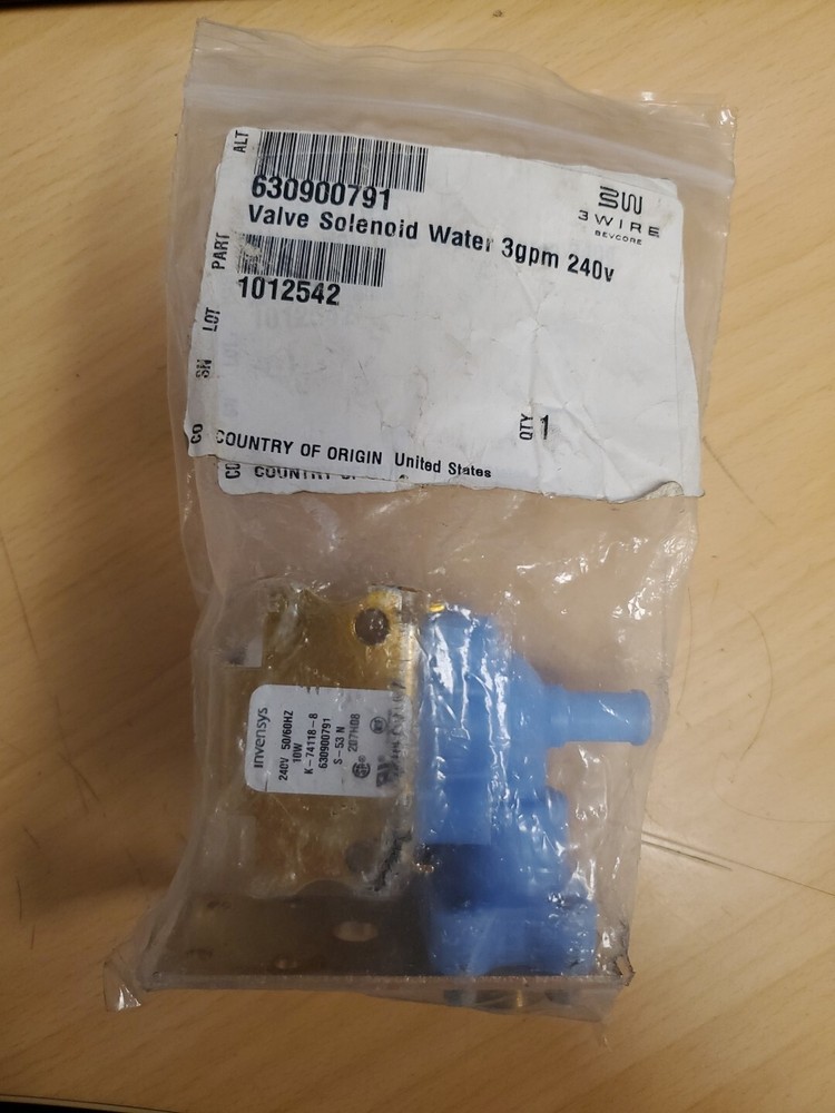 Cornelius Solenoid/Water Inlet Valve