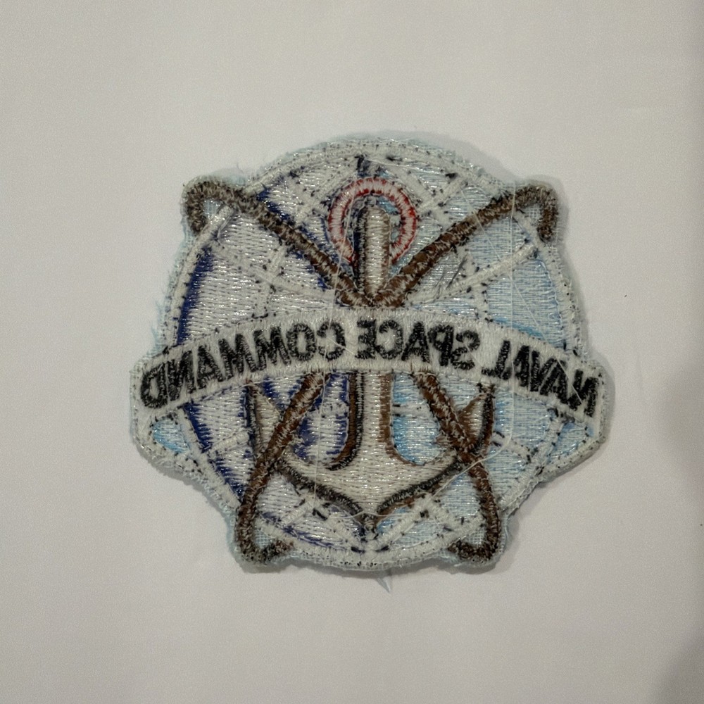 Naval Space Command Patch, 3.5 inches
