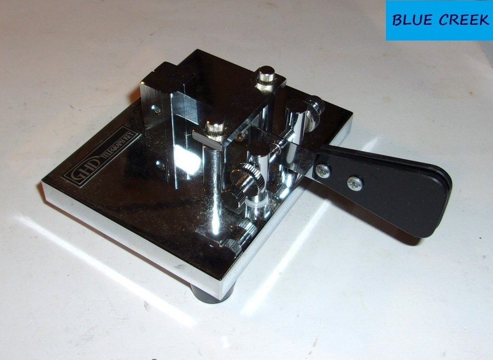 Telegraph Key CW - GHD single-paddle chrome  Cootie  Keyer