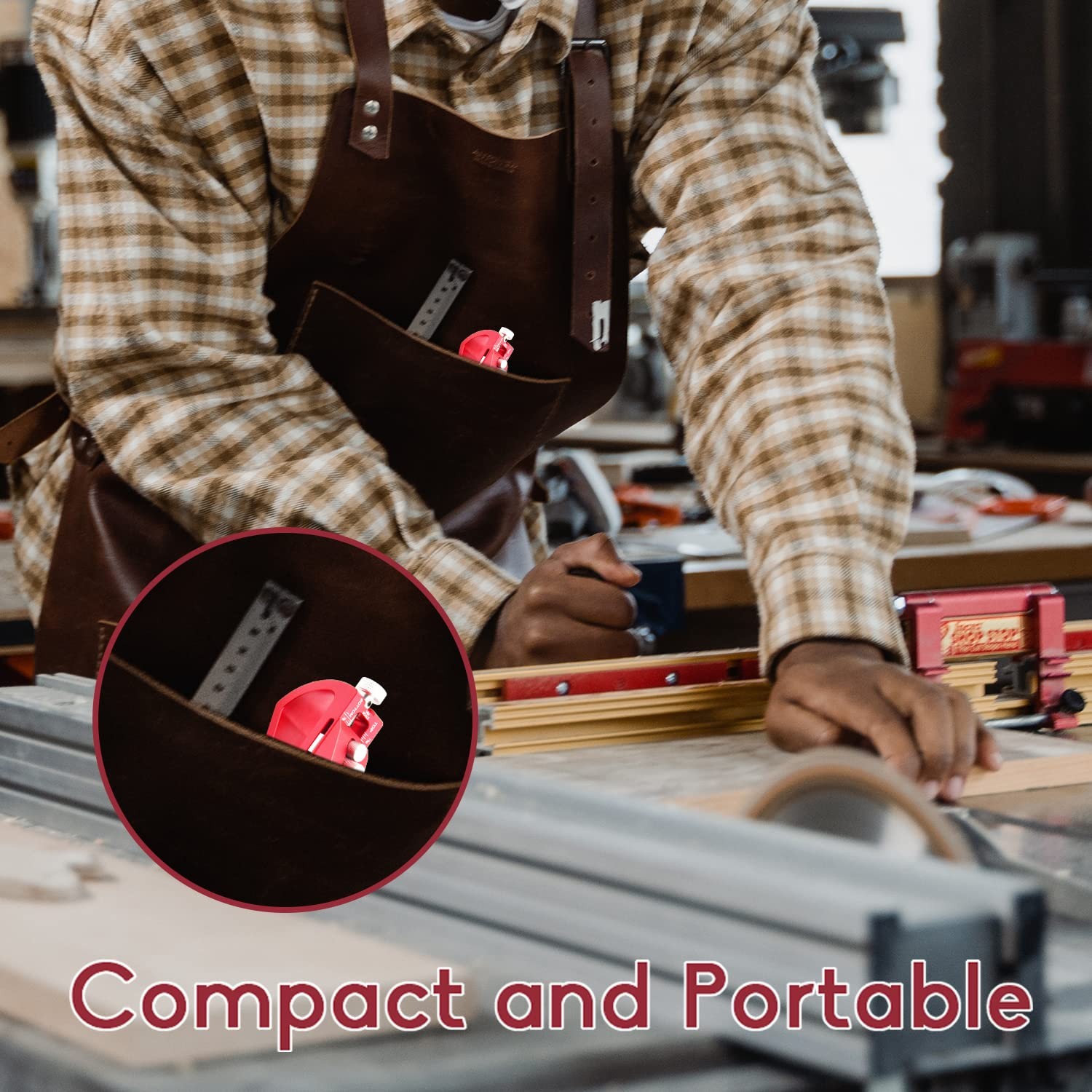 Adjustable Setup Block Height Gauge, Aluminum Precision Woodworking Tools for