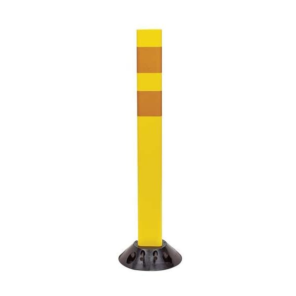 Delineator Post, Polyurethane, High-Intensity Prismatic, 28" Height, 3.5 Lb,