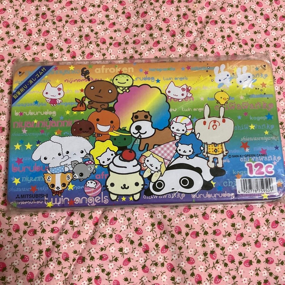 Colored Pencil San-X Character Retro