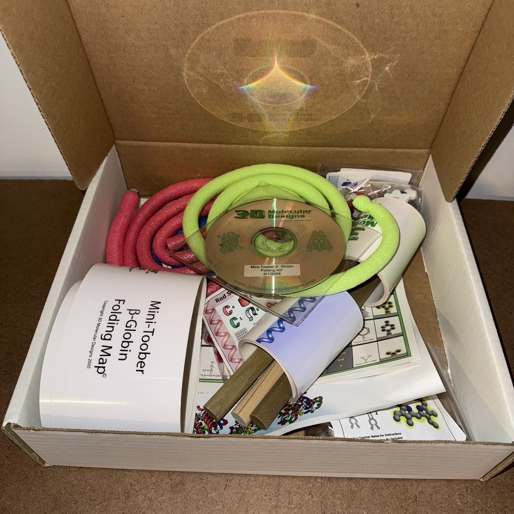 3D Molecular Designs Mini-Toober ß-Globin Folding Kit